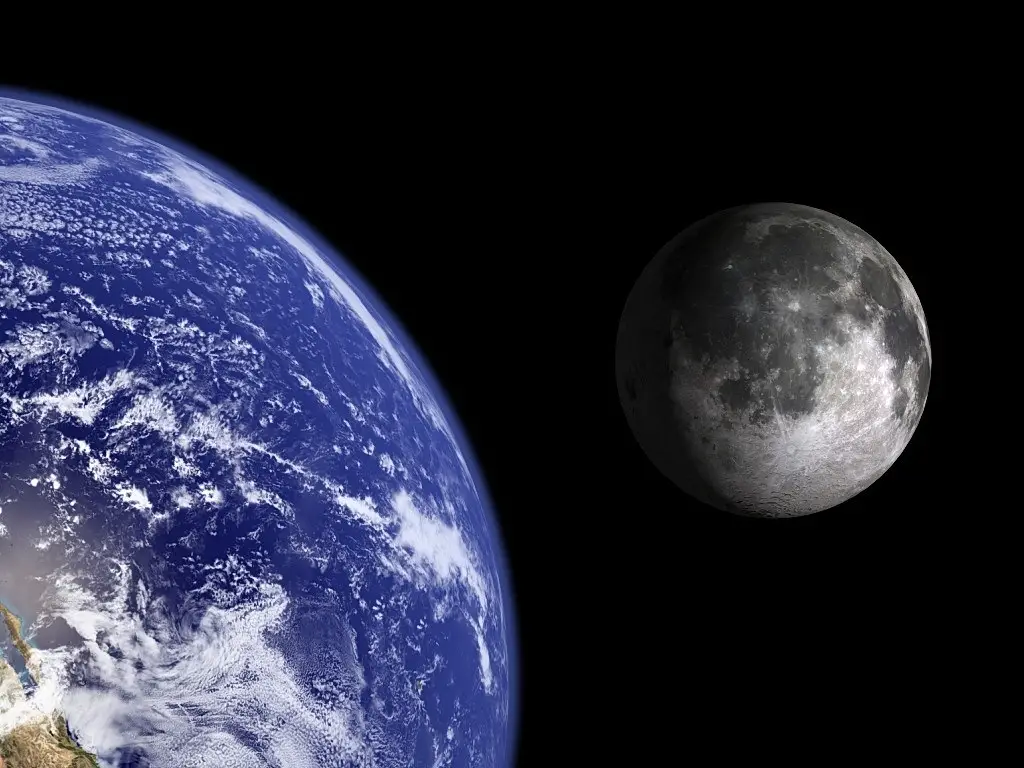 Earth and Moon