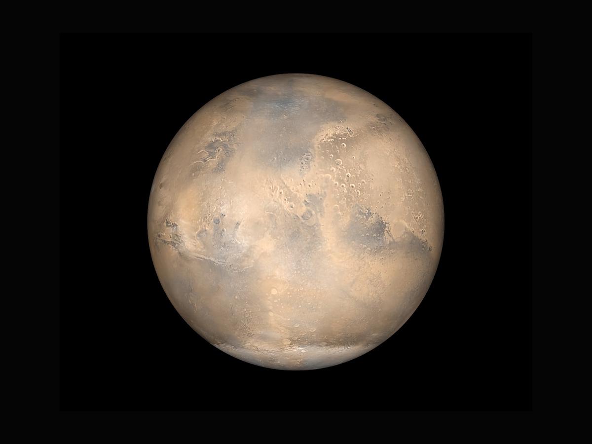 Illustration depicting Mars' conditions and potential for life