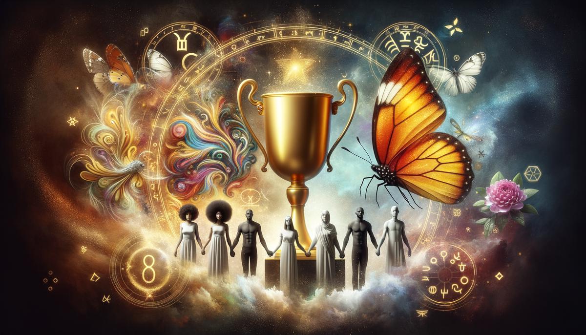 Symbolic representation of success, transformation, and community