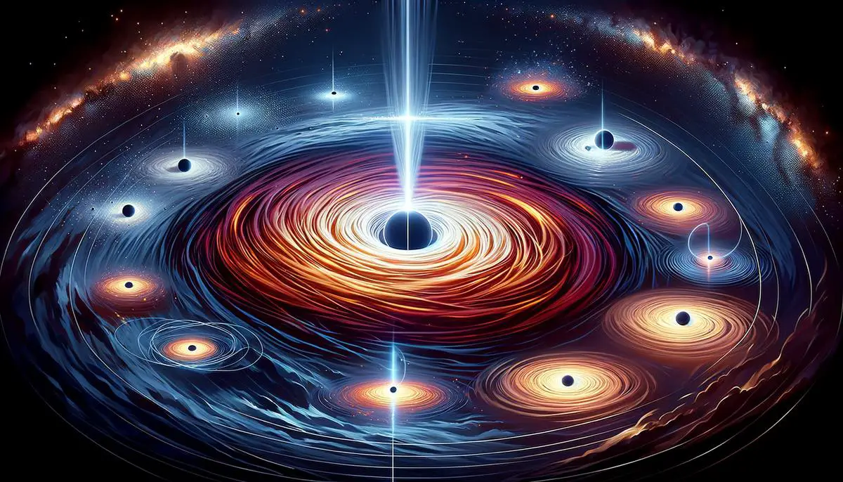 Various methods of detecting black holes, including X-ray emissions, gravitational lensing, and star orbits