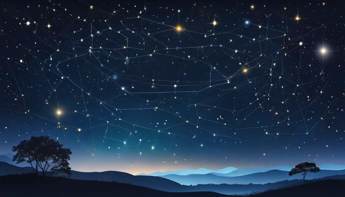 Illustration of constellations in the night sky, showcasing their beauty and significance