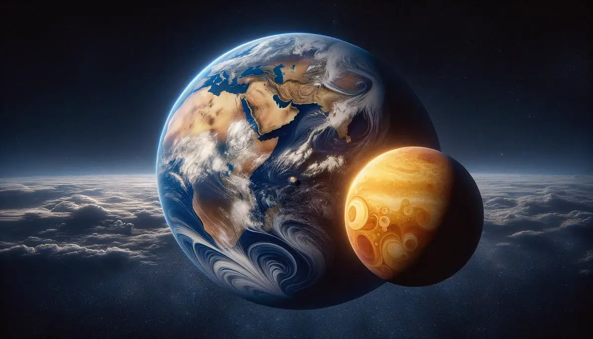 Earth vs Venus Atmosphere