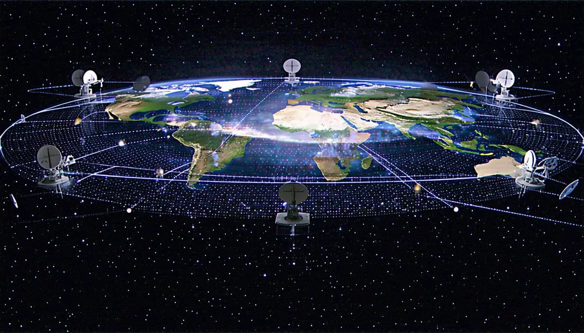 Global network of radio telescopes forming the Event Horizon Telescope