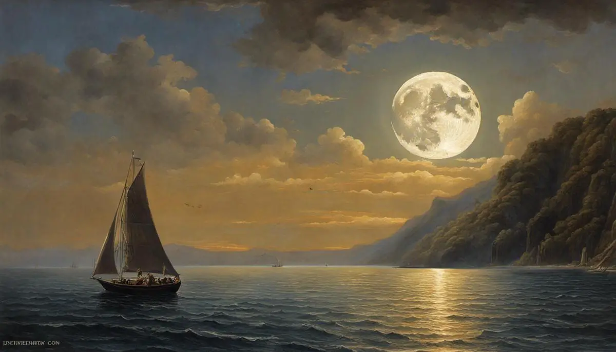 Depiction of the Finger Moon in various renowned artworks