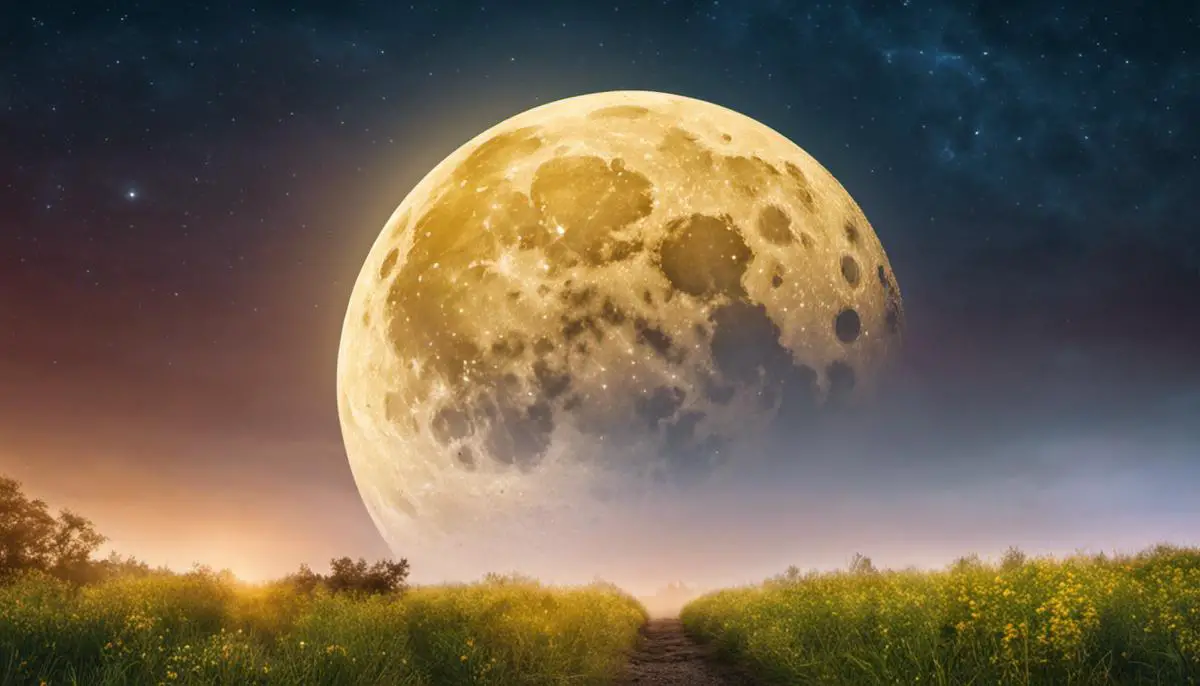 An image of a full moon in September 2023, symbolizing abundance, change, and transition for visually impaired individuals