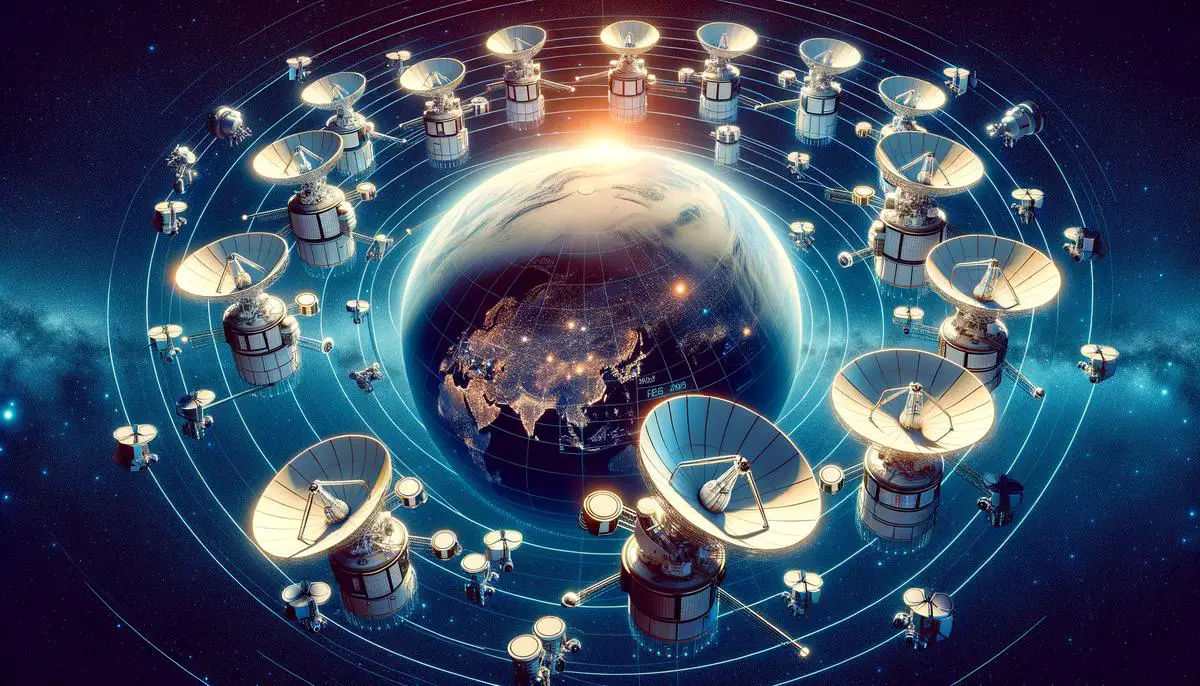 Concept art of future space telescopes for exoplanet research