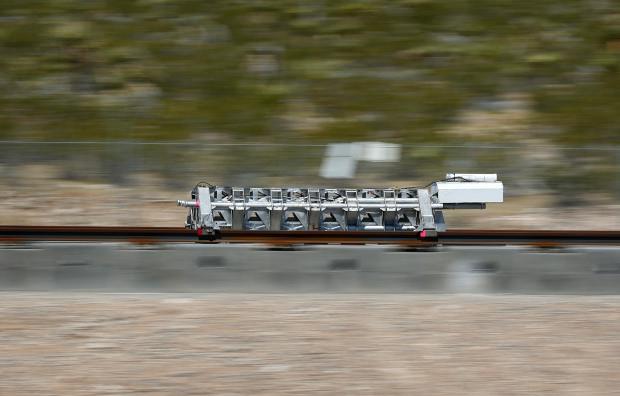 Collage of Hyperloop test tracks from different countries