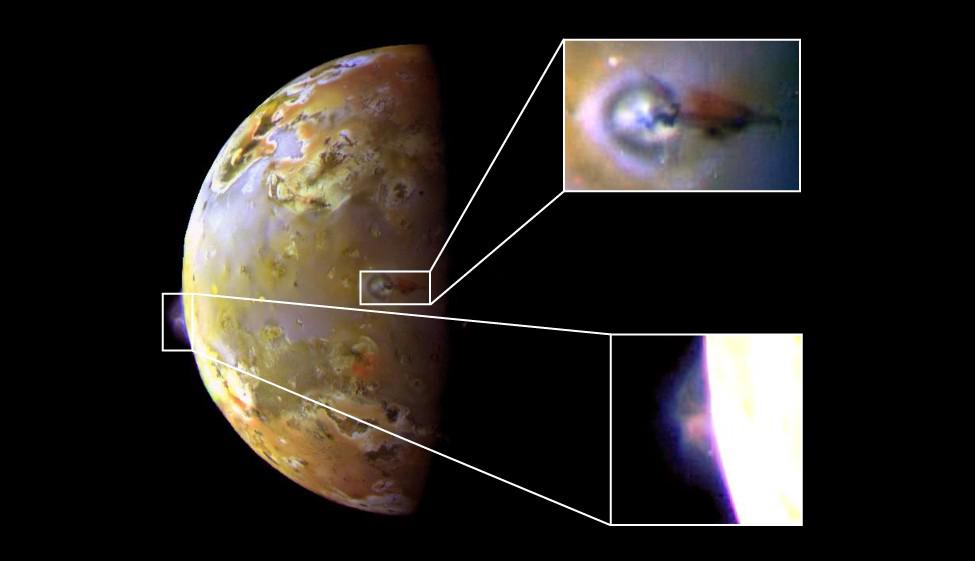A visualization of the tidal forces acting on Io, showing its deformation and internal heating due to gravitational interactions