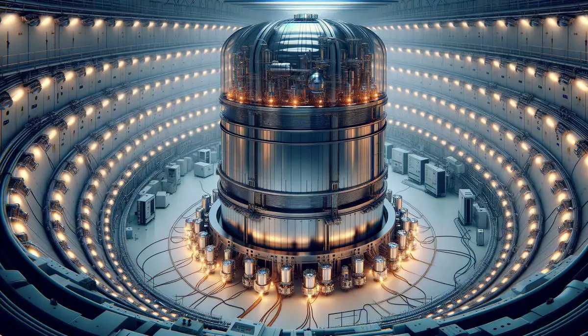 The Large Underground Xenon (LUX) dark matter detector in its underground laboratory