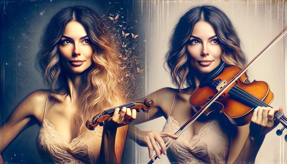 A Leo individual confidently showcasing their post-breakup transformation