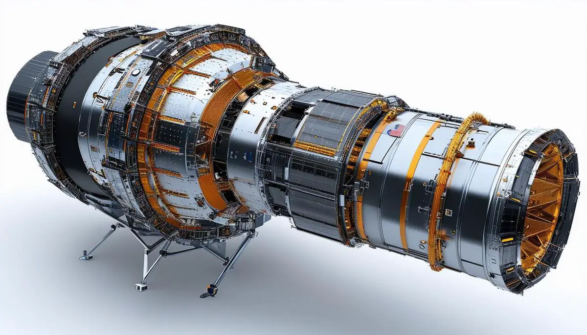 A conceptual image of NASA's planned next-generation X-ray telescope.