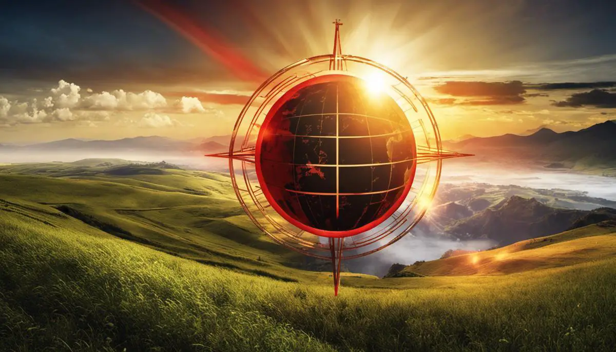 A visual representation showing the Earth and the Sun with a red crossed-out circle symbol over the Sun, indicating the prohibition of nuking the Sun.