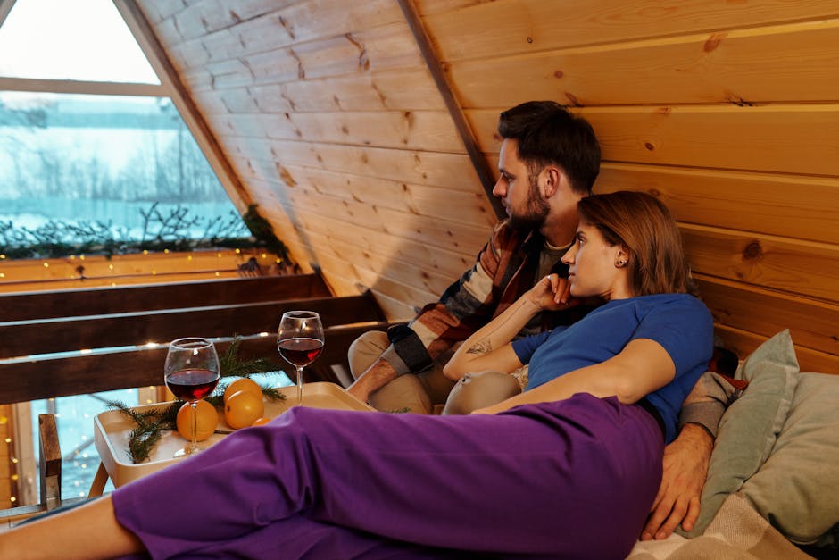 A Cancer couple creating a cozy and comforting home environment together