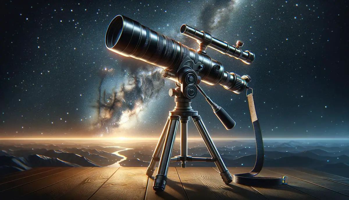 Image of a portable telescope, representing the idea of enhancing stargazing experiences with a portable telescope