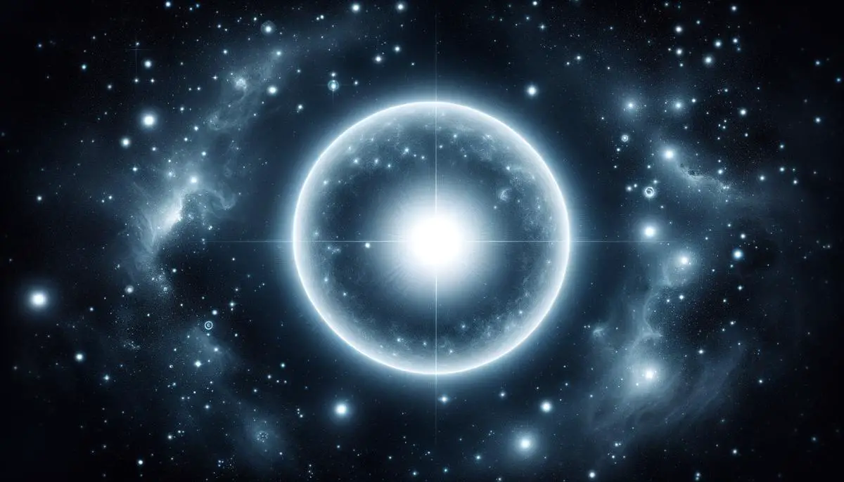 Sirius Star System Visual Representation