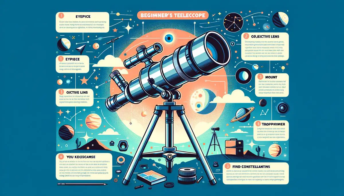 telescope for beginners infographic explaining basic telescope information