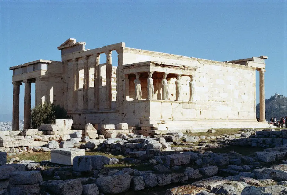 Ancient ruins and artifacts, representing the text about the decline of ancient civilizations.
