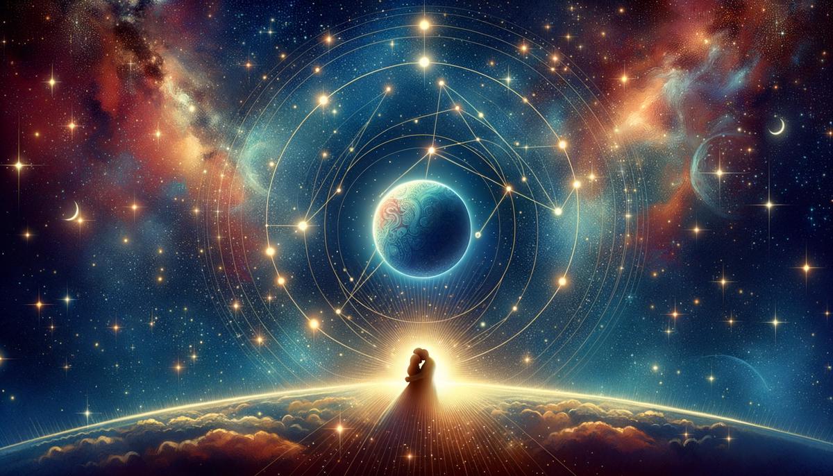 Symbolic representation of Venus entering the Cancer constellation